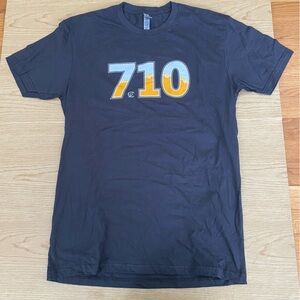 Next Level Apparel Black Tee with 710 Graphic